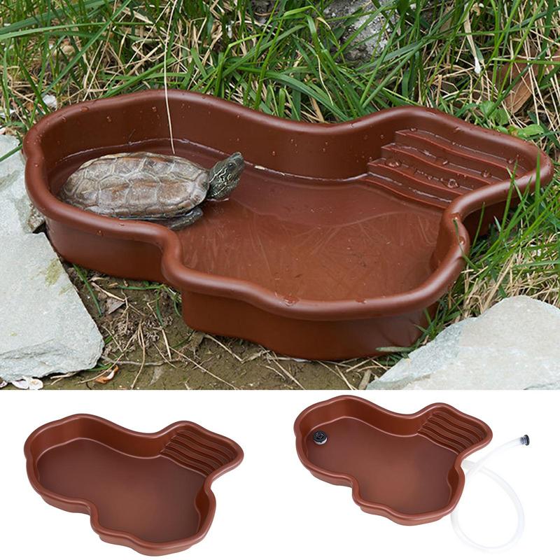Turtle Feeding Dish Reptile Ba - Water Dish Reptile 评论和价格