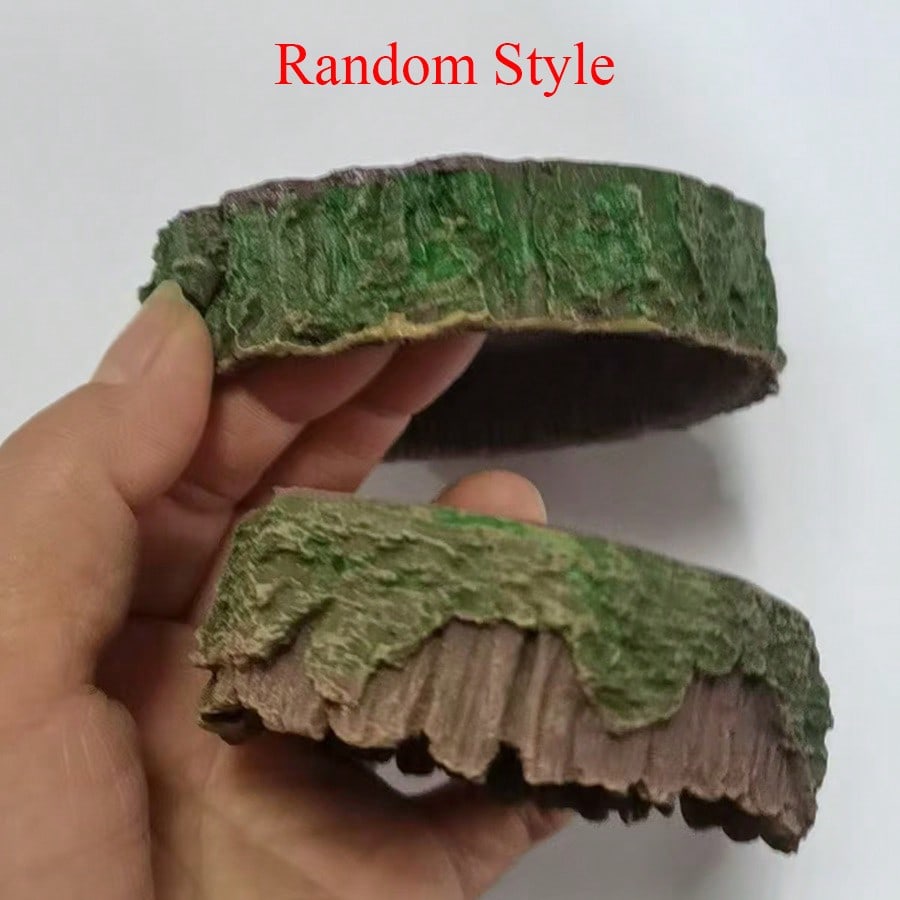 1 pcs Tree Stump  Shaped Repti - Water Dish Reptile 评论和价格