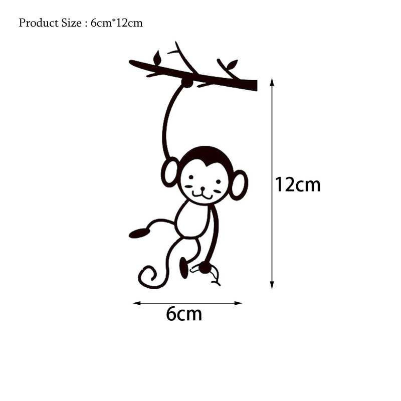 Black Cute Monkey Hanging Tree - Pvc Panel Background 评论和价格