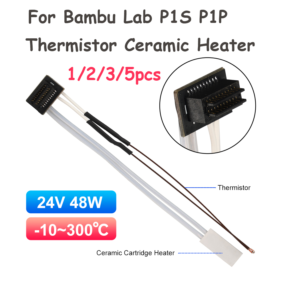 For Bambu Lab P1S P1P Thermist - Ceramic Heat Emitter 评论和价格